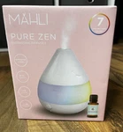 Mahli Pure Zen Ultrasonic Diffuser With Lavender Essential Oil 7 Led Lights. Fixed Price $10.00.