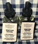 New 2-PACK Hometown Festival Wallflower Refill Bulbs Sealed Bath & Body Works. Fixed Price $17.60.