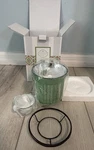 Scentsy Warmer Green Seafoam Fluted Lampshade Collection No Base Only. Fixed Price $39.99.