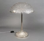 Rene R.lalique Glass Art Deco White Charm Lamp Bronze. Fixed Price $5538.03.
