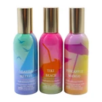 Bath & Body Works Seaside, Tiki Beach Pineapple Mango Room Spray 3PC Set 1.5OZ. Fixed Price $24.99.