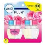 Febreze Odor-fighting Fade Defy Plug Air Freshener Refill Downy April -2PK. Fixed Price $14.99.