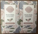 New Scentsy Magnolia Linen Dryer Disks Lot 2 Boxes 4 Discs. Fixed Price $19.99.