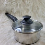 Mirro Stainless Steel Sauce Pan 1 Quart Glass Lid. Fixed Price $23.99.