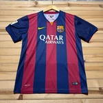 Nike Dri Fit Fc Barcelona Home World Cup Embroidered Swoosh Soccer Jersey Medium. Fixed Price $28.69.