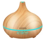 Victsing USAA1-VTHM024ABUS 10.14OZ. Essential Oil Diffuser Wood Grain. Fixed Price $24.99.