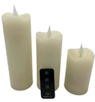 Trulite 3D Flameless Candle With Remote Control Timer In Off White. Fixed Price $24.99.