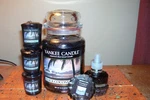 Yankee Candle 22OZ Jar Black Coconut Refill+ 3 Votives Van Bean Tarts. Fixed Price $47.00.