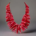 Nwt Nest 22 Gold Plated Pink Jasper Beads Necklace. Fixed Price $325.00.