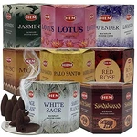 Variety Backflow Incense Cones For Waterfall And Mat Bundle Inciensos. Fixed Price $46.99.