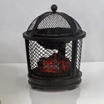 Red Shed Campfire Metal Scent Wax Warmer + Mulled Cider Melts Rustic. Fixed Price $44.99.
