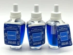 New 3 Bath & Body Works Home Scent Flannel Wallflowers Refills Bulbs 0.8 Oz Ea. Fixed Price $17.95.