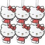 Hello Kitty Auto Air Fresheners: Plasticolor Wiggle Hanging 6 Pack. Fixed Price $22.30.