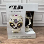 Ambiescents Day Of The Dead Sugar Skull Full Size Wax Warmer Nip. Fixed Price $21.20.