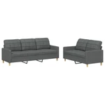 Sofa Set With Cushions Sectional Couch For Living Room Fabric Vidaxl. Fixed Price $459.99.