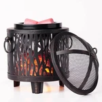 Fireplace Wax Warmer,full Metal Melt Pit(black Brush Gold). Fixed Price $31.70.