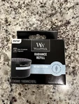 Woodwick Candle Radiance Warmer Refill - Sea Salt & Cotton. Fixed Price $10.99.