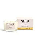 Neom Happiness Candle 125G: Neroli, Mimosa & Lemon Essential Oils For Travel. Fixed Price $30.71.