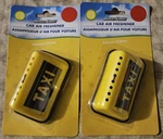 Taxi Light Themed 3D Auto Car Air Freshener Lot Of 2 - Lemon Scented Gift Funny. Fixed Price $6.99.