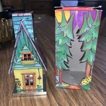 Knox Germany Tin House Incense Burner Smoke Comes Out Chimney "snowy" Roof Mint!. Fixed Price $16.00.