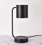 Modern Black Wax Melting Lamp Dimmable & Timed Aromatherapy Night Light. Fixed Price $29.98.