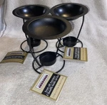 3 Luminescence Iron Oil Warmer Candle Wax Melts Simmer Pot Fragrance Diffusers. Fixed Price $22.00.