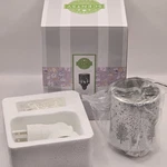Scentsy Snowy Glitter Grove Mini Wax Warmer Sold Out Complete Box. Fixed Price $22.49.