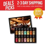 14X10ML Sweet Essential Oils Set - Perfect For Candle Making & Gifts. Fixed Price $56.99.