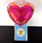 Bath & Body Works Valentine's Day Crystal Heart Wallflower Plug Nightlight. Fixed Price $29.99.