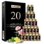 Mayjam 20PCS Essential Set Aromatherapy Gift Kit 100% Pure For Diffuser. Fixed Price $12.75.