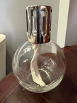Retired New Lampe Berger Round Clear Glass Catalytic Oil + Burner Wick. Fixed Price $35.00.