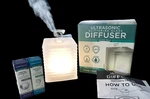 Ultrasonic Glittering Glass Diffuser Plus 2 Oils Cool Mist Natures Truth Tested. Fixed Price $19.99.