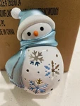 Bath & Body Works Wallflowers Plug In Night Light Snowflake Snowman W/blue Scarf. Fixed Price $17.90.