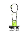 18-INCH 13.5 Amp Tiller/cultivator With 6 Steel Tines, 3-ADJUSTABLE Wheels, F.... Fixed Price $131.31.