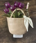 2026 Bath & Body Works Wallflower Plug Market Tote Night Lights Up Tulip Wine. Fixed Price $29.99.