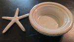 Scentsy Sea Wax Warmer Replacement Dish And Starfish.. Fixed Price $20.00.