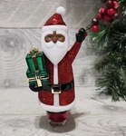 Bath & Body Works Black Waving Santa Claus Nightlight Wallflower Plug. Fixed Price $20.00.