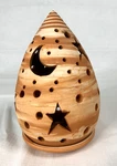 Handmade Terracotta Incense Burner Candle Holder Pyramid Star Moon Celestial. Fixed Price $22.82.