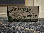Incienso De Santa Fe Teepee Natural Wood Incense Burner 20 Pi On Bricks. Fixed Price $20.00.
