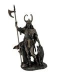 Zeckos Bronze Finish Loki Norse God Statue Sculpture,sculptures & Figurines. Fixed Price $96.78.