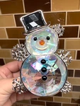 Bath & Body Works Iridescent Crystal Snowman Nightlight Plug With Control. Fixed Price $29.99.