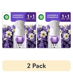 Plug In Scented Oil Warmer Air Freshener Starter Kit Lavender Chamomile 2 Pack. Fixed Price $11.33.