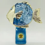 New! 1/BATH & Body Works Fiber Optic Blue Fish Light Up 24/7 Wallflower Plug In. Fixed Price $16.95.