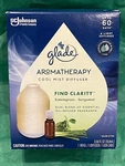 Glade Aromatherapy Cool Mist Essential Oil Diffuser Kit W/refill Find Clarity. Fixed Price $16.33.
