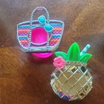 Bath & Bodyworks Beach Bag, Pineapple Car Visor Clip For Scent Pod Set Of 2. Fixed Price $14.35.
