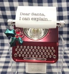 New Dear Santa Can Explain Typewriter Wallflower Plug-in Bath & Body Works. Fixed Price $46.00.