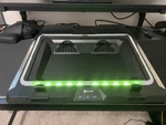 Klim Mistral Laptop Cooling Pad Black Rgb Lighting Usb Port 2 Fans 15-17". Fixed Price $40.00.