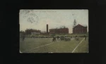 0709----C.1909 Grove City College Football Action Postcard At Colonial Hall. Fixed Price $15.00.