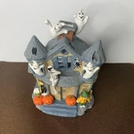 Vtg Partylite Halloween Ceramic Haunted Tealight House Candle Holder P7311. Fixed Price $19.00.