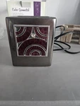 Scentsy Cube Gunmetal Gallery Electric Wax Warmer Ceramic Geometric Matte. Fixed Price $20.00.